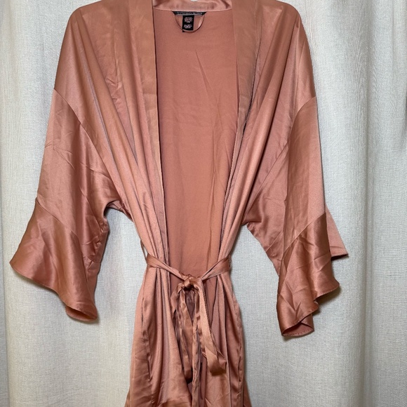 Victoria's Secret Other - Blush Pink Satin Mini Victoria Secret Robe